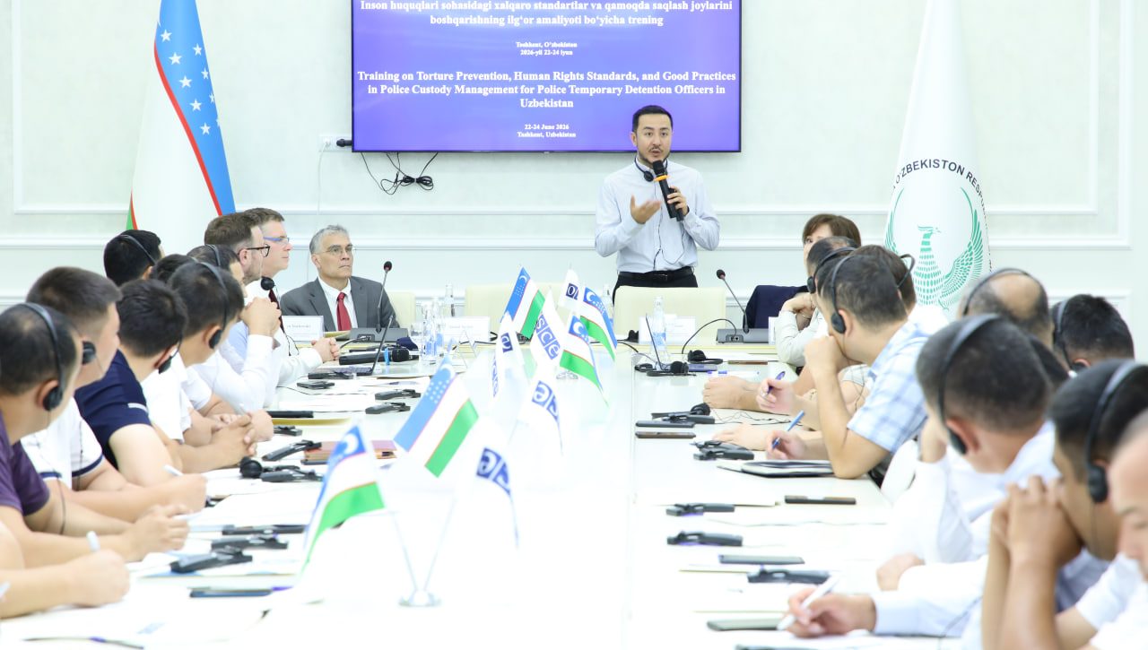 Tashkent Hosts Workshop on Human Rights and Detention Management