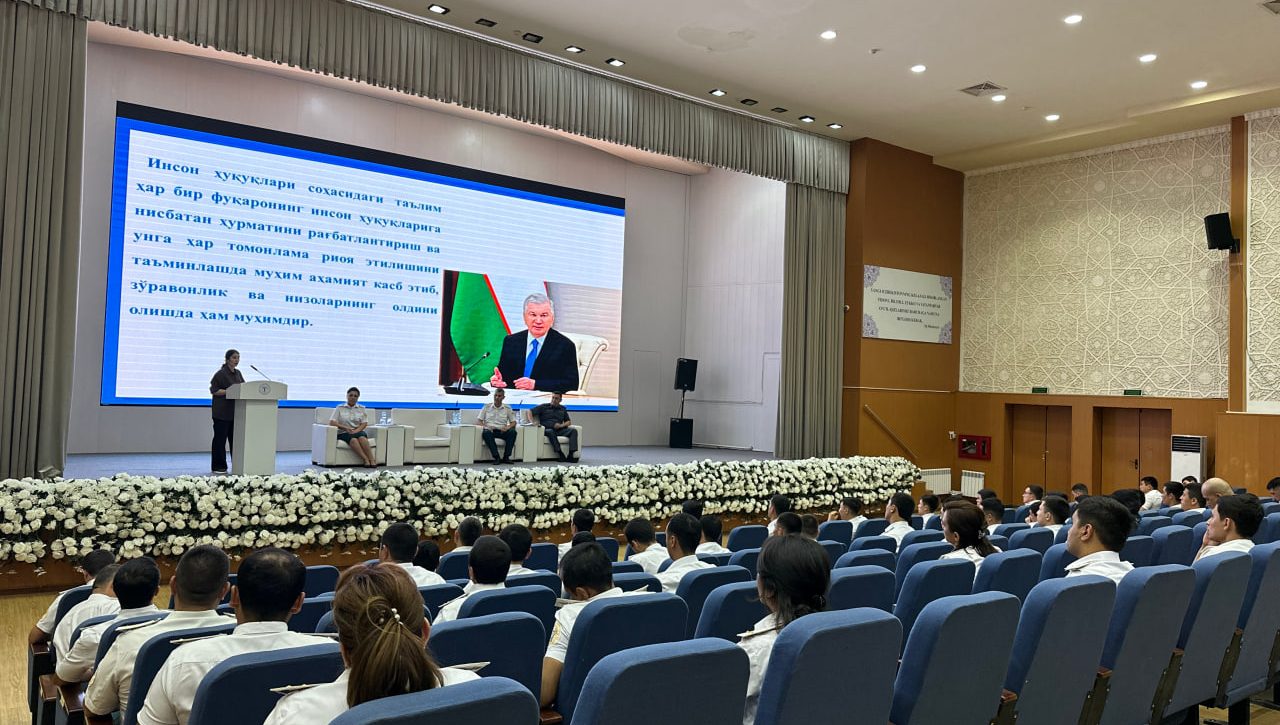 Toshkentda inson huquqlari bo‘yicha seminar-trening tashkil etildi