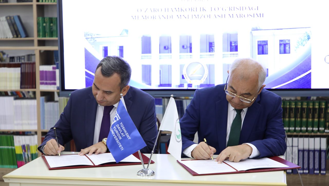 Uzbekistan Human Rights Centre, TSUL sign cooperation deal