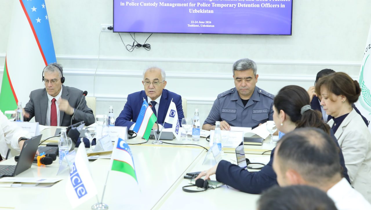 Tashkent Hosts Workshop on Human Rights and Detention Management