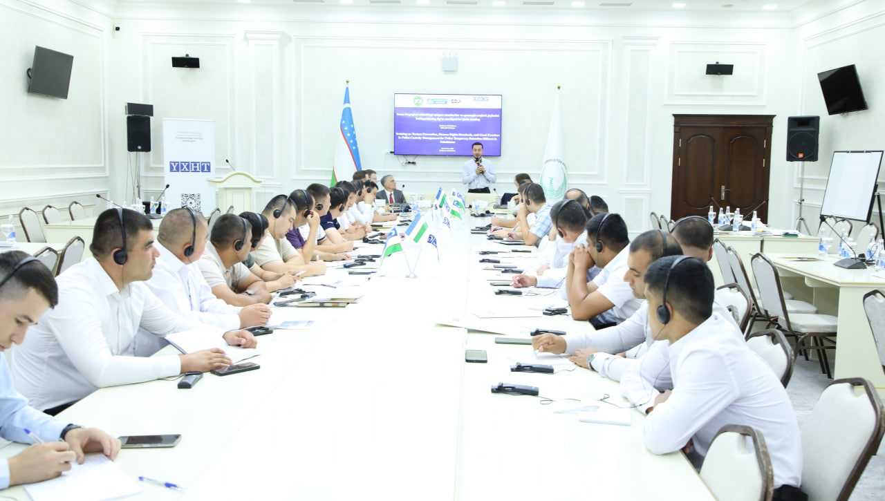 Tashkent Hosts Workshop on Human Rights and Detention Management