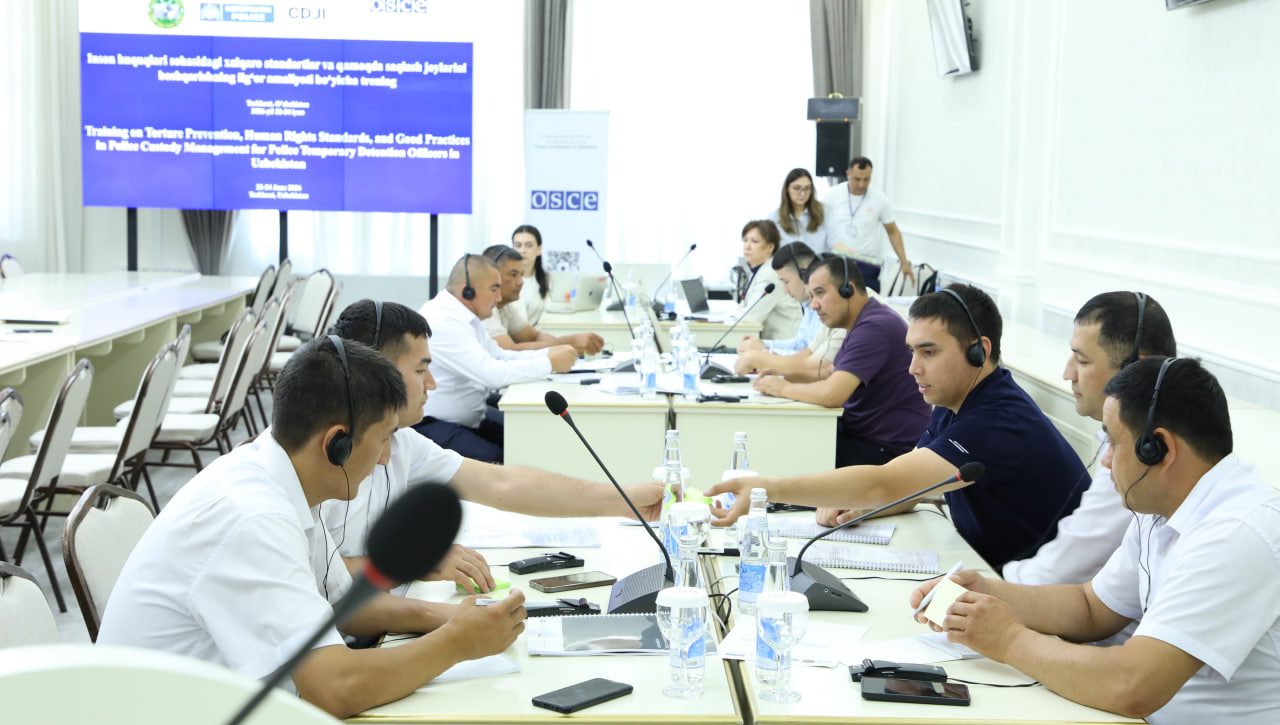 Tashkent Hosts Workshop on Human Rights and Detention Management