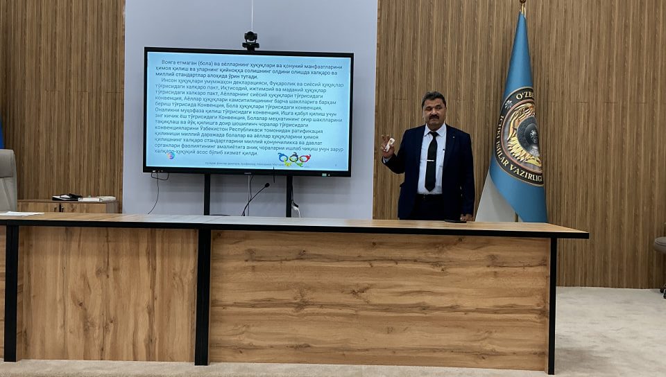 Қийноққа қарши курашиш мавзусидаги ўқув курси Тошкент вилоятида ўтказилмоқда