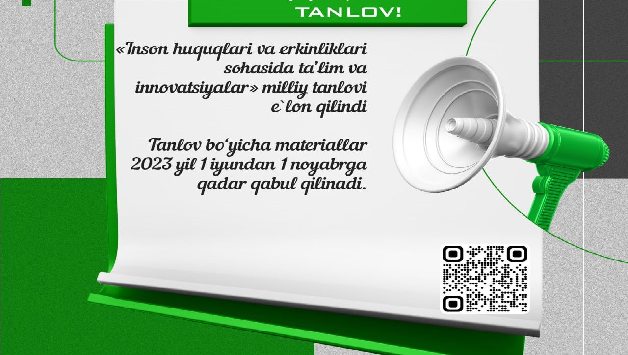 Tanlovga arizalar qabul qilish davom etmoqda