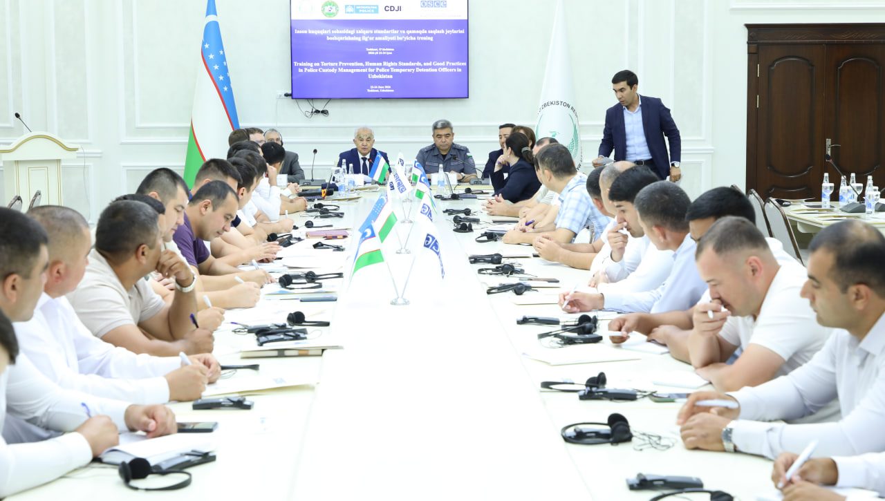 Tashkent Hosts Workshop on Human Rights and Detention Management