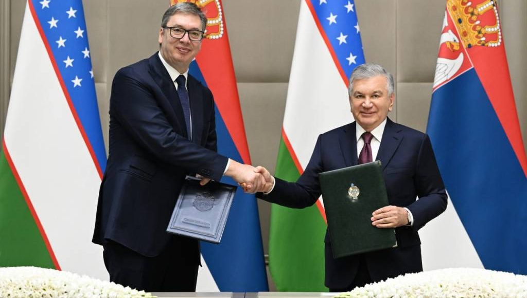 Presidents of Uzbekistan and Serbia sign Joint Declaration