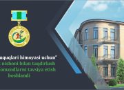 2025-yilda “Inson huquqlari himoyasi uchun” ko‘krak nishoni bilan taqdirlash uchun nomzodlarni tavsiya etish boshlandi