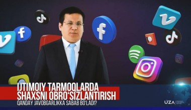 Ijtimoiy tarmoqlarda shaxsni obro‘sizlantirish qanday javobgarlikka sabab bo‘ladi? (+video)