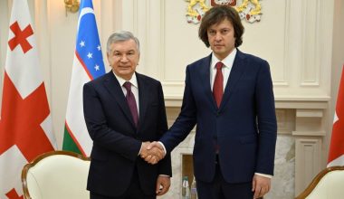 President of Uzbekistan and Prime Minister of Georgia define new agenda for mutually beneficial cooperation
