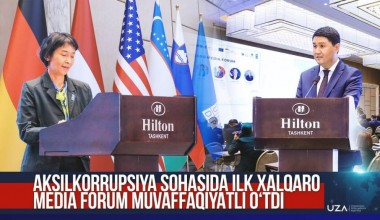 Aksilkorrupsiya sohasida ilk Xalqaro media forum muvaffaqiyatli o‘tdi (+video) 