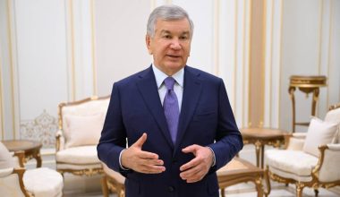 The President inspects development progress at Urgench International Airport