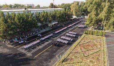 Akmal Saidov Favqulodda vaziyatlar vazirligi Akademiyasi kursantlarining Vatanga qasamyod marosimida ishtirok etdi