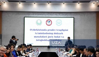 Ўзбекистонда гендер тенгликни таъминлашнинг долзарб масалалари таҳлил этилди