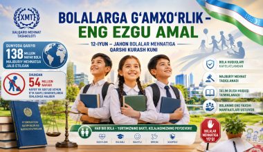 Bolalarga g‘amxo‘rlik – eng ezgu amal