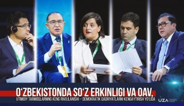 O‘zbekistonda so‘z erkinligi muhokamasiga bag‘ishlangan sessiya tashkil etildi