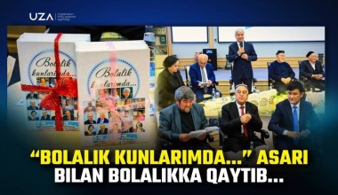 «Bolalik kunlarimda…» asari bilan bolalikka qaytib....