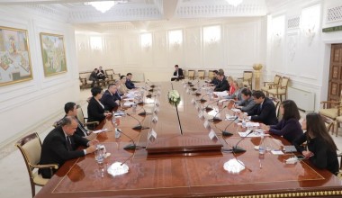 Спикер Законодательной палаты принял делегацию во главе с председателем Парламентской Ассамблеи ОБСЕ