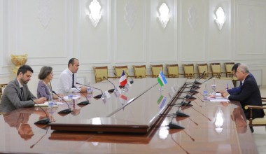 А.Саидов встретился с Чрезвычайным и Полномочным Послом Французской Республики в Республике Узбекистан