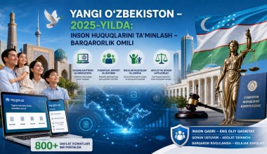 New Uzbekistan in 2025: Ensuring Human Rights as a Factor of Stability