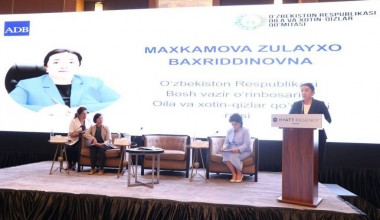 Хотин-қизлар ва эркаклар тенг ҳуқуқ ва имкониятларини янада кенгайтириш масалалари муҳокама этилди