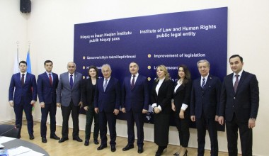 Озарбайжоннинг Ҳуқуқ ва инсон ҳуқуқлари институти раҳбарияти билан учрашув ўтказилди