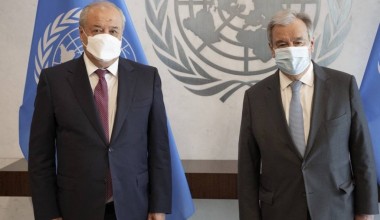 Абдулазиз Камилов провел встречу с генсеком ООН