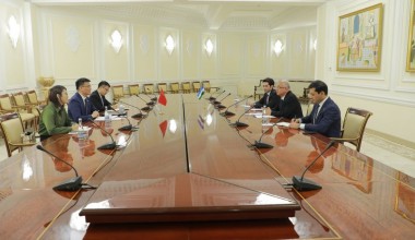 А. Саидов принял Посла Китайской Народной Республики в Республике Узбекистан Юй Цзюня