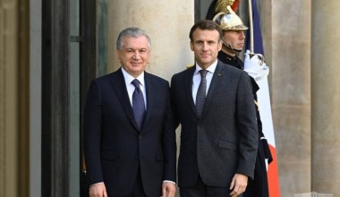 Президенты Узбекистана и Франции договорились о развитии отношений всестороннего партнёрства высокого уровня