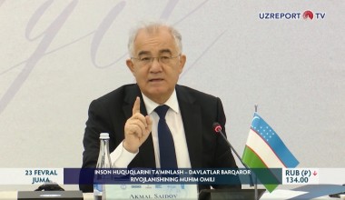 Олий Мажлиснинг Инсон ҳуқуқлари бўйича вакили яъни Омбудсман институти ташкил этилганига 29 йил бўлди. Шу муносабат билан пойтахтимизда “Инсон ҳуқуқлари–давлатлар барқарор ривожланишининг муҳим омили” мавзусида халқаро конференция ўтказилди