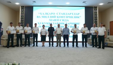 Navoiy viloyatida profilaktika inspektorlari uchun ikki kunlik seminar-trening yakunlandi